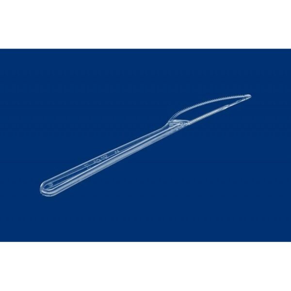 Nóż wielorazowy SUPERIOR transparentny, op. 50szt