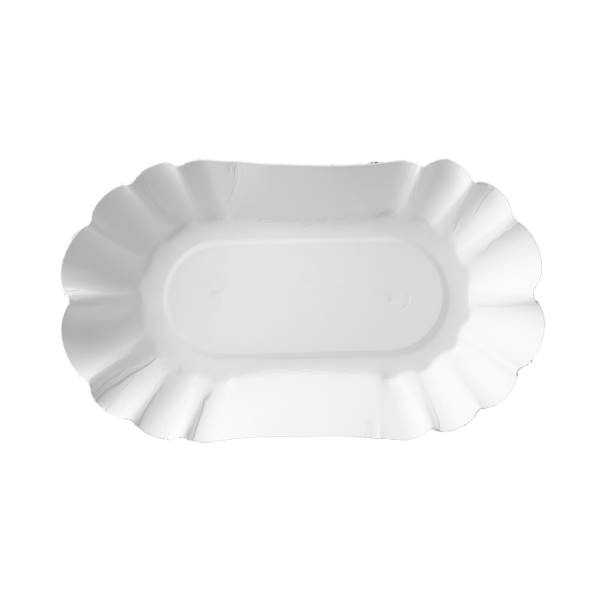 Tacki papierowe gastronomiczne owalne 10,5x17,5x3 cm