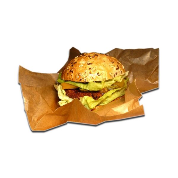 Papier pakowy powlekany 30x40cm BRĄZOWY