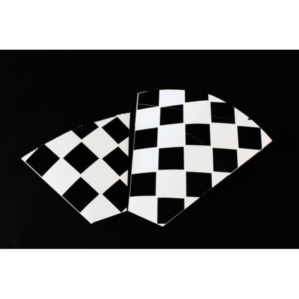 Rożki kratka czarna do frytek, tortilli 17,9x17,9cm