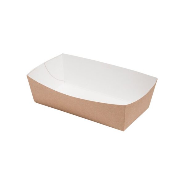 Tacka brązowa na frytki, burgery, sałatki