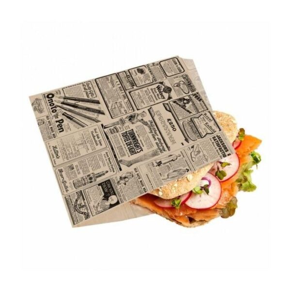 Torebka burger/kebab TIMES kraft 16x16,5cm