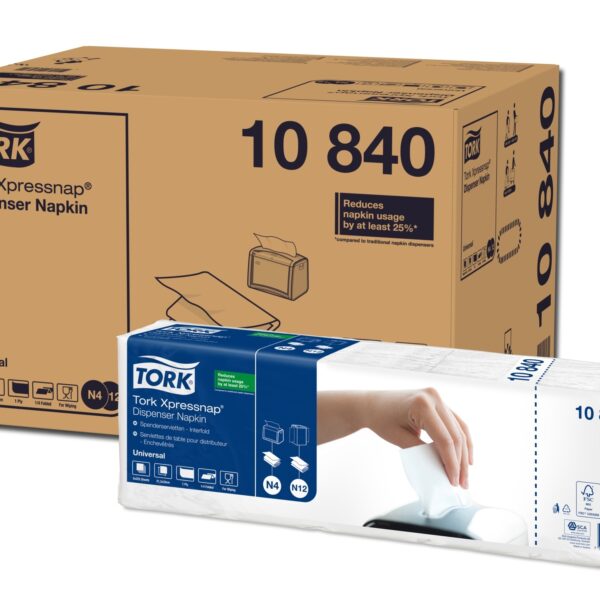 Serwetki do dyspensera Tork 10840 N4 Xpressnap® op.9000szt