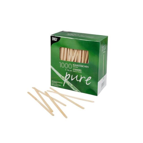 Mieszadełka drewniane 14cm x 5mm