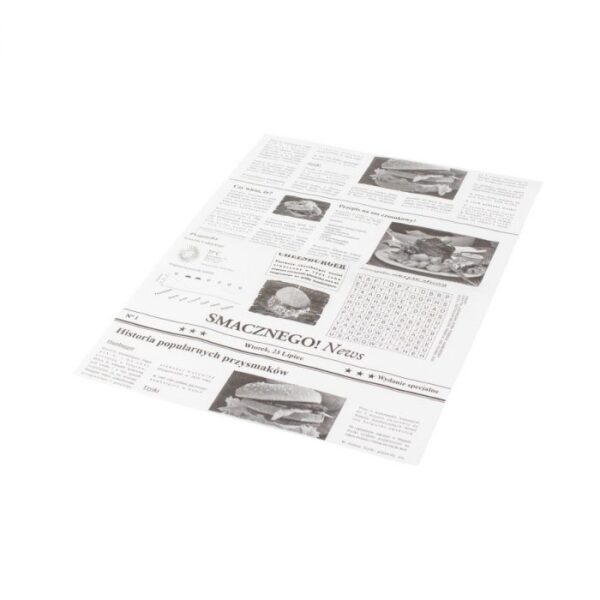 Papier pakowy powlekany 22+8PE 30x40cm biały