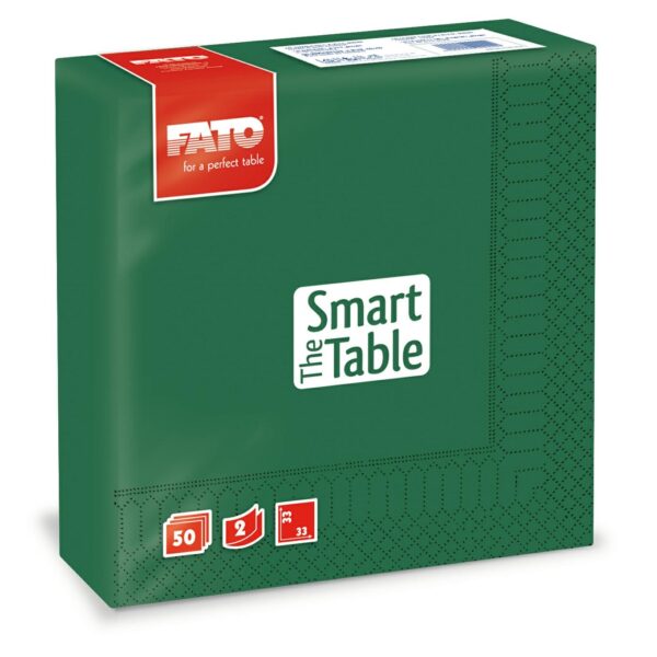 Serwetki 33x33 2W zielone FATO op. 50szt