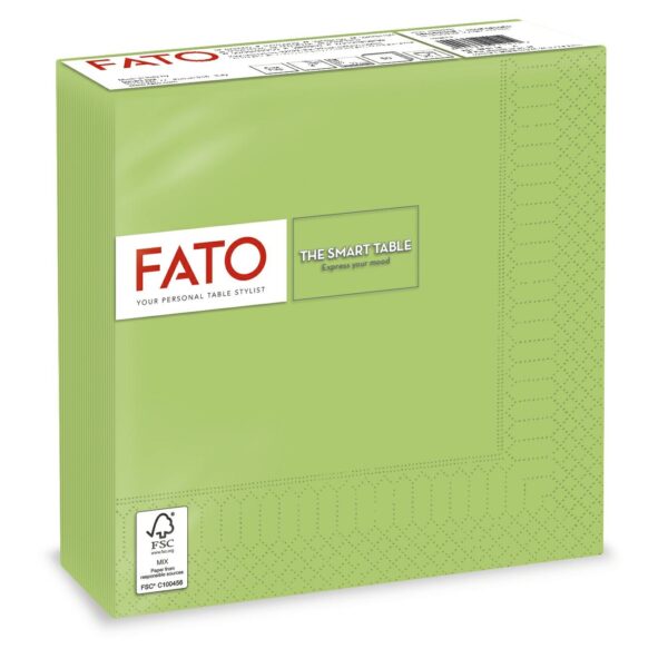 Serwetki 33x33 2W limonka/jasno zielone FATO op.50szt