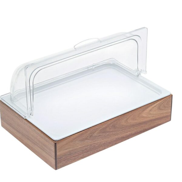 Ekspozytor drewniany chłodniczo-grzejący z pokrywą GN1/1 1szt.