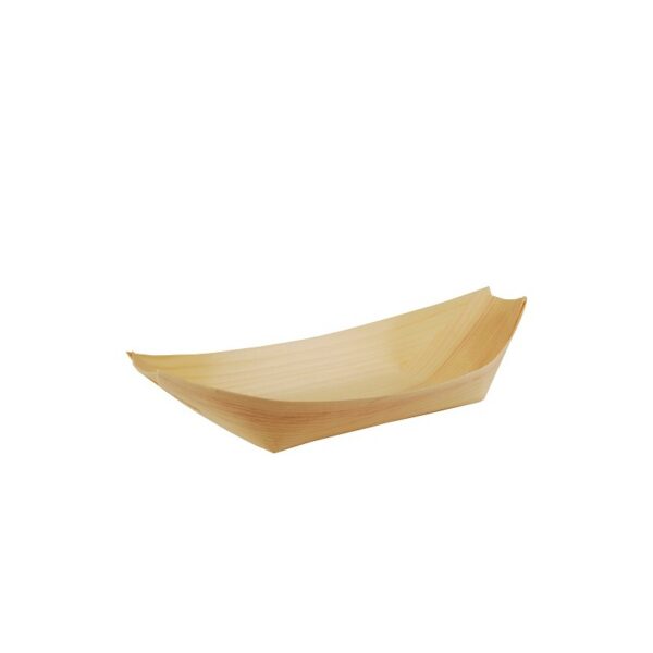 FINGERFOOD - Miseczki z drewniana, łódka