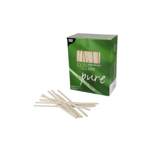 Mieszadełka drewniane 17,8cm x 5mm