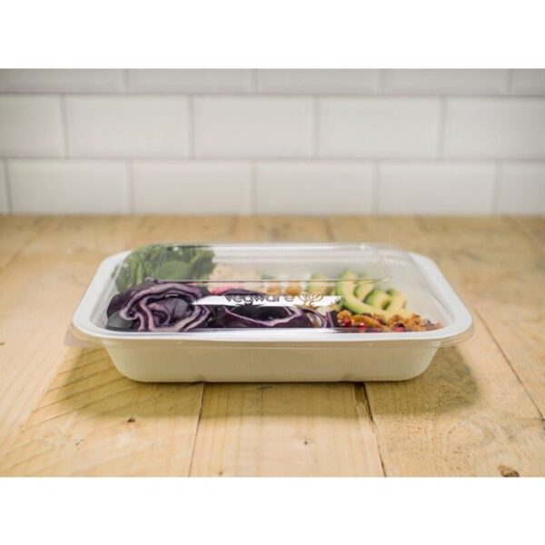 Seria 5 pokrywka PLA transparentna 253x195x25mm VEGWARE