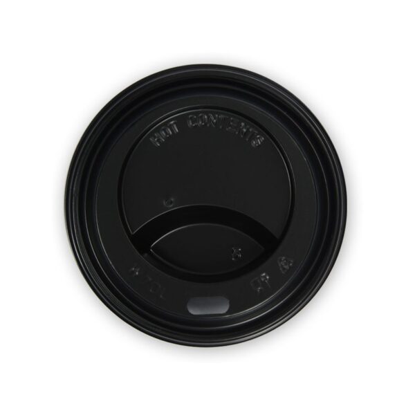 Przykrywka do kubka czarna, śr. 70mm