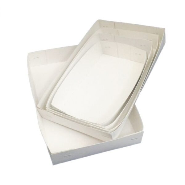 Pudełko cukiernicze białe-słupek