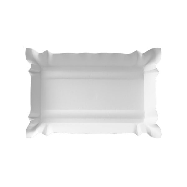 Tacka gastronomiczna papierowa biała 14x20cm op.100szt