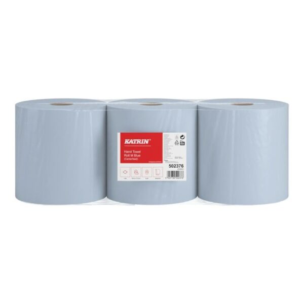 Ręcznik papierowy KATRIN rola 150m niebieski