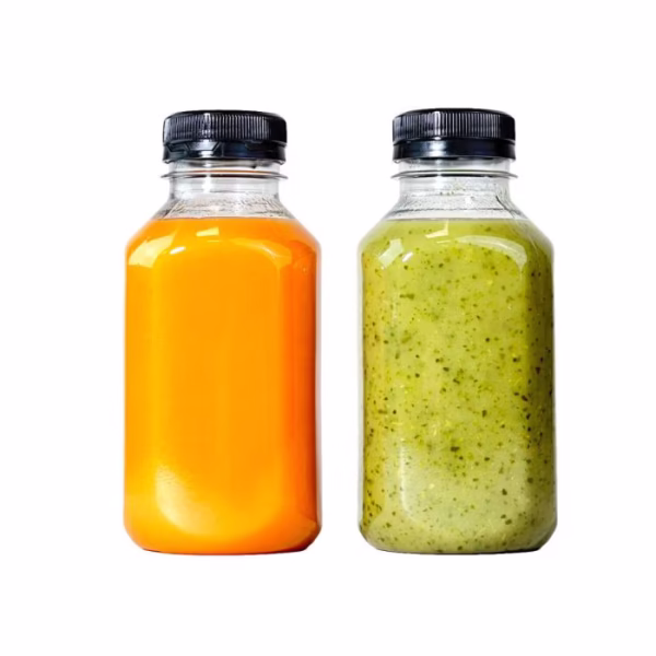 Butelka do soków PET kwadratowa 400ml